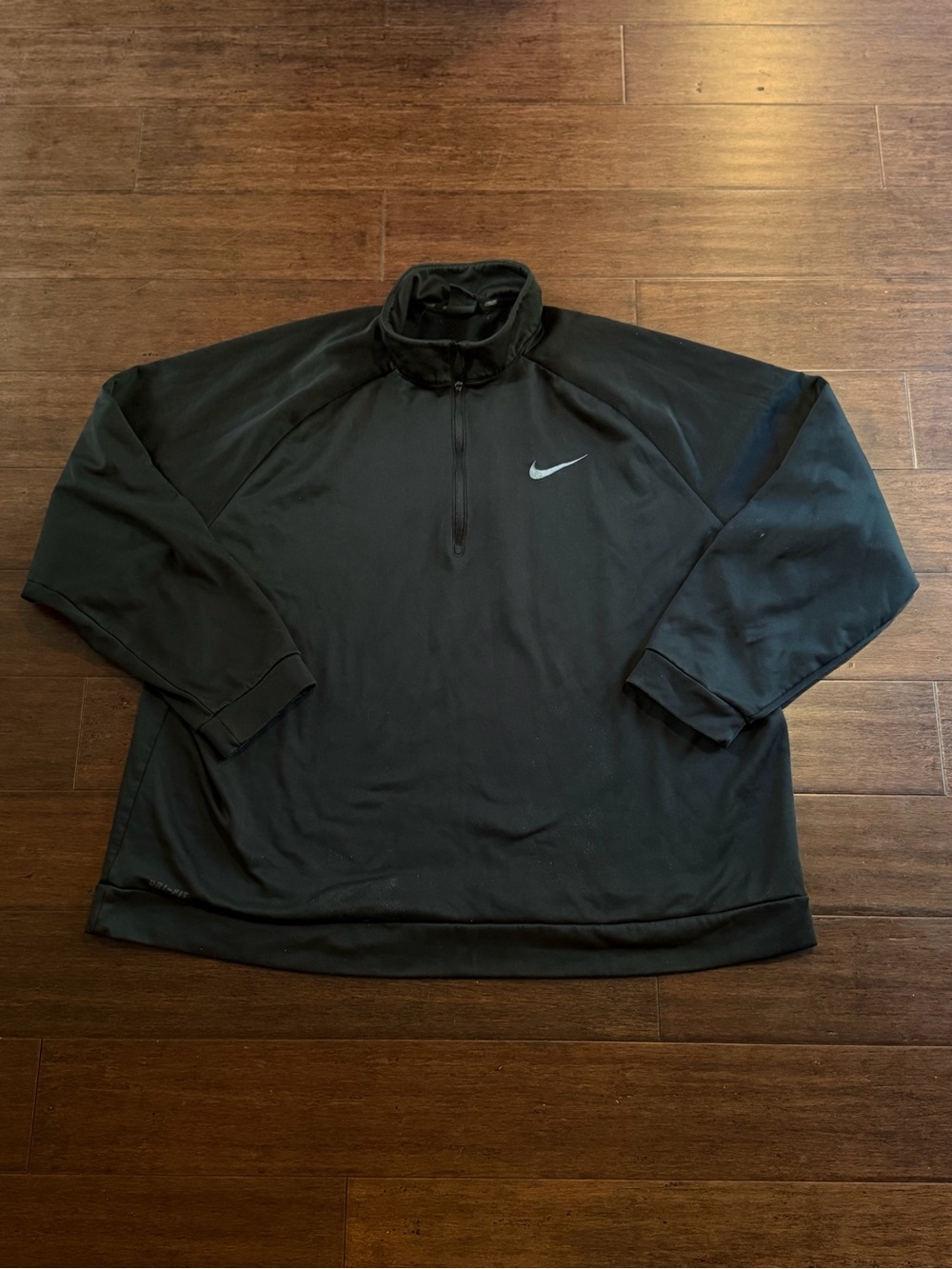 Nike Black Half-Zip Dri Fit Pullover